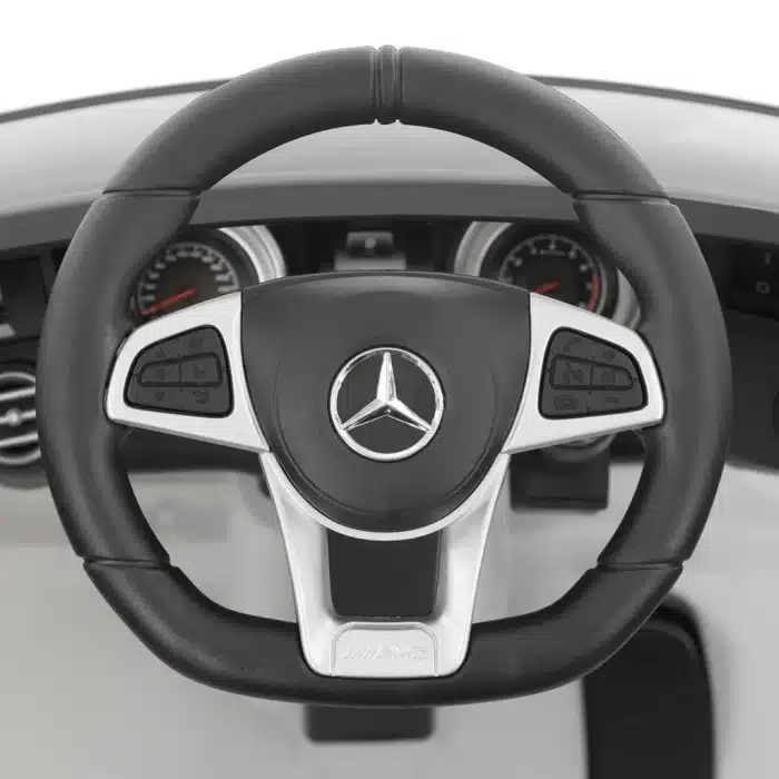 Dječji električni automobil Mercedes GLC63 Bijeli - Slika 8