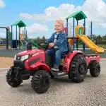 Dječji električni traktor s prikolicom HECHT 50435 Crveni - Slika 2