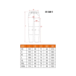 NEO RADNE HLAČE DENIM, S OJAČANJIMA, PLAVE 81-360-1 - Slika 3