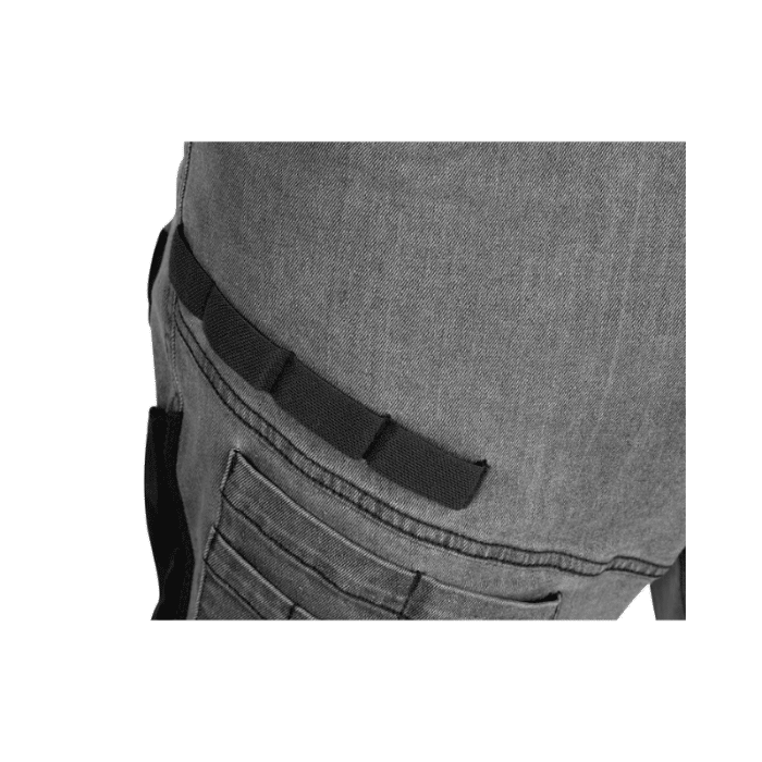 NEO RADNE HLAČE DENIM, S OJAČANJIMA, SIVE 81-360-2 - Slika 7