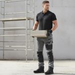 NEO RADNE HLAČE DENIM, S OJAČANJIMA, SIVE 81-360-2 - Slika 2