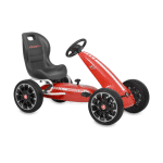 Dječji GO karting HECHT Abarth crveni