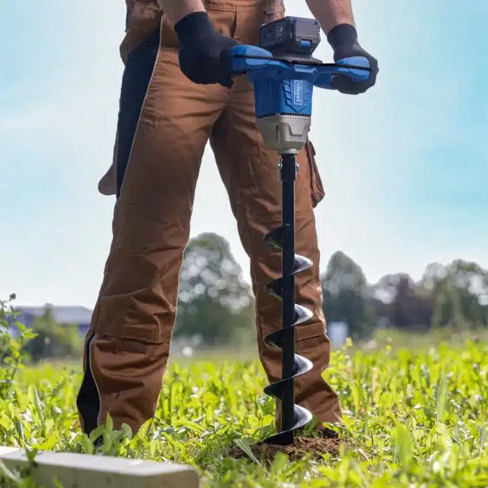 Scheppach aku bušač zemlje Brushless IXES BC-EB100-X – SET L 1x4Ah - Slika 2