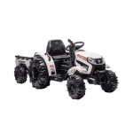 Dječji električni traktor s prikolicom HECHT 50435 Bijeli