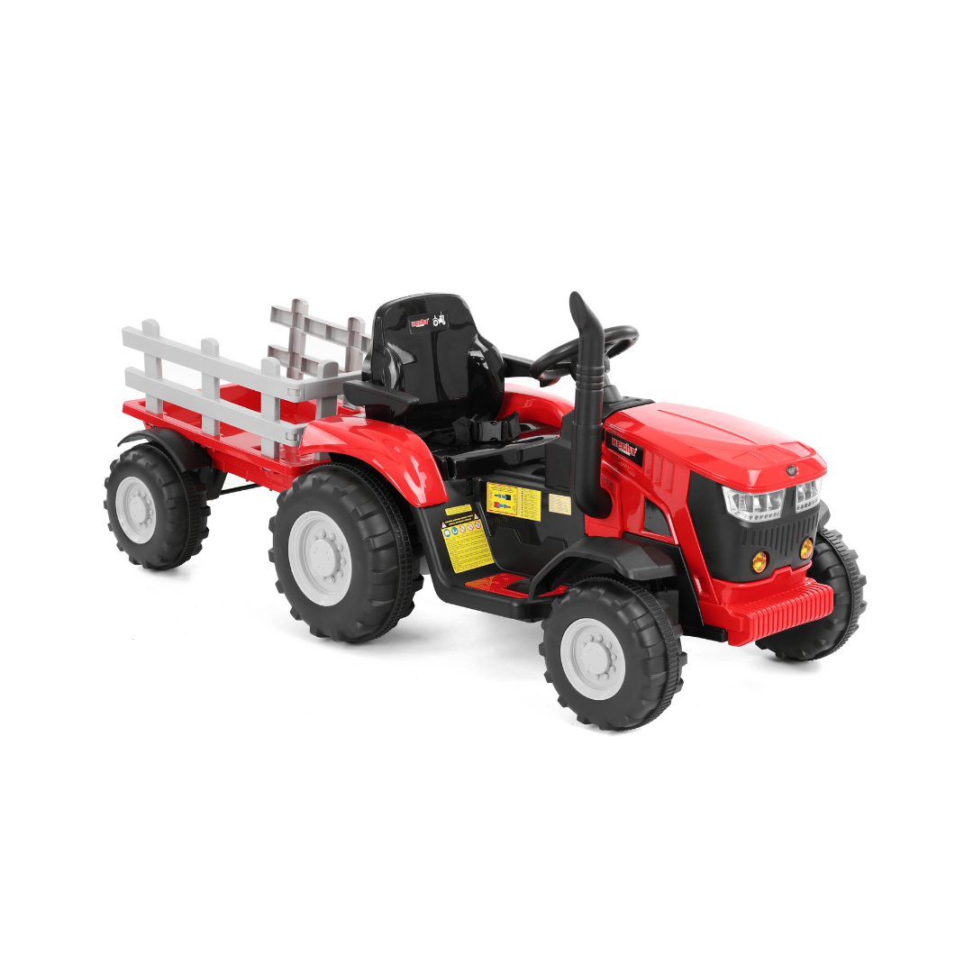 HECHT 50825 Red Dječji električni traktor s prikolicom HECHT 50825 Crveni - Slika 1