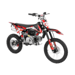 Benzinski motocikl (kroser) 5,0kW HECHT 51126 Crveni