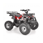 Benzinski QUAD (buggy) 6kW HECHT 56126 Crveni