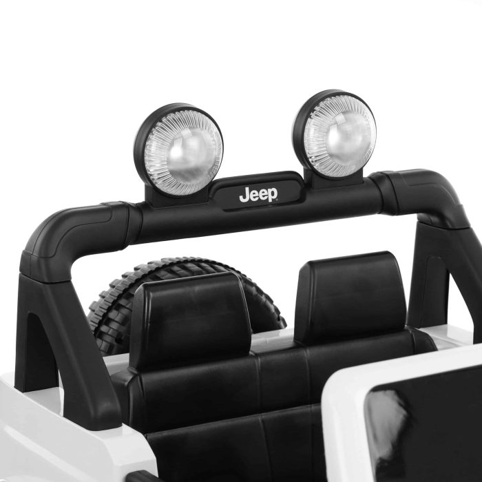 Dječji električni automobil Jeep Wrangler Bijeli - Slika 15