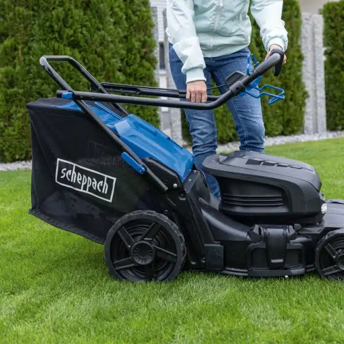 Scheppach aku kosilica samohodna Brushless IXES BC-MP470-X – SET XLx2 4x4Ah - Slika 3