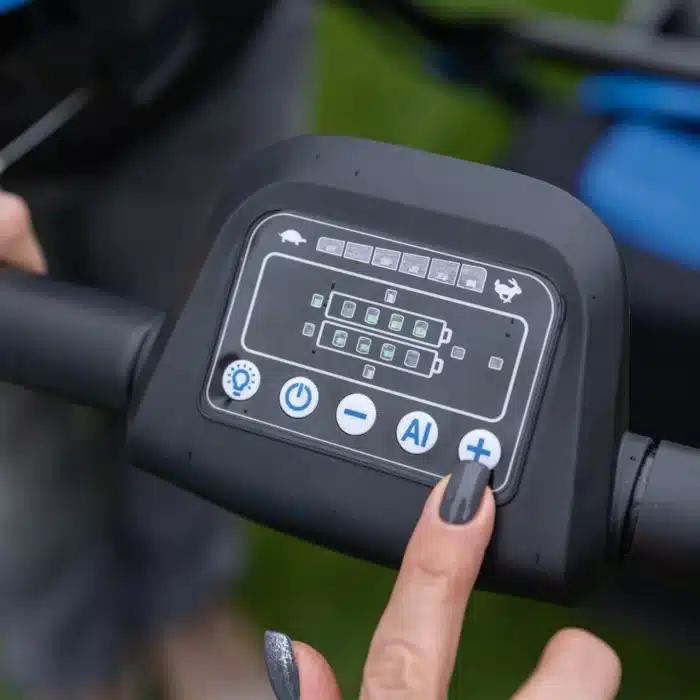 Scheppach aku kosilica samohodna Brushless IXES BC-MP470-X – SET XLx2 4x4Ah - Slika 5