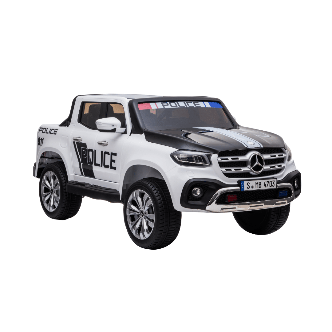 Mercedes XMX 606 Police White Dječji električni automobil Mercedes XMX 606 Policija - Slika 1