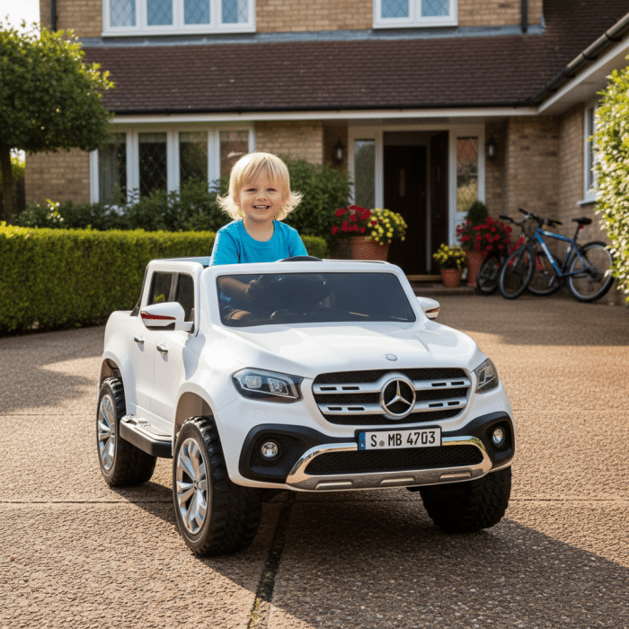 Dječji električni automobil Mercedes XMX 606 Bijeli - Slika 2