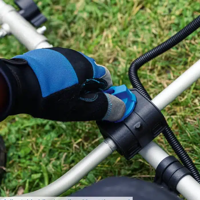 Scheppach aku trimer za travu Brushless BC-BCH380/40-X – SET L2 2x4Ah - Slika 2