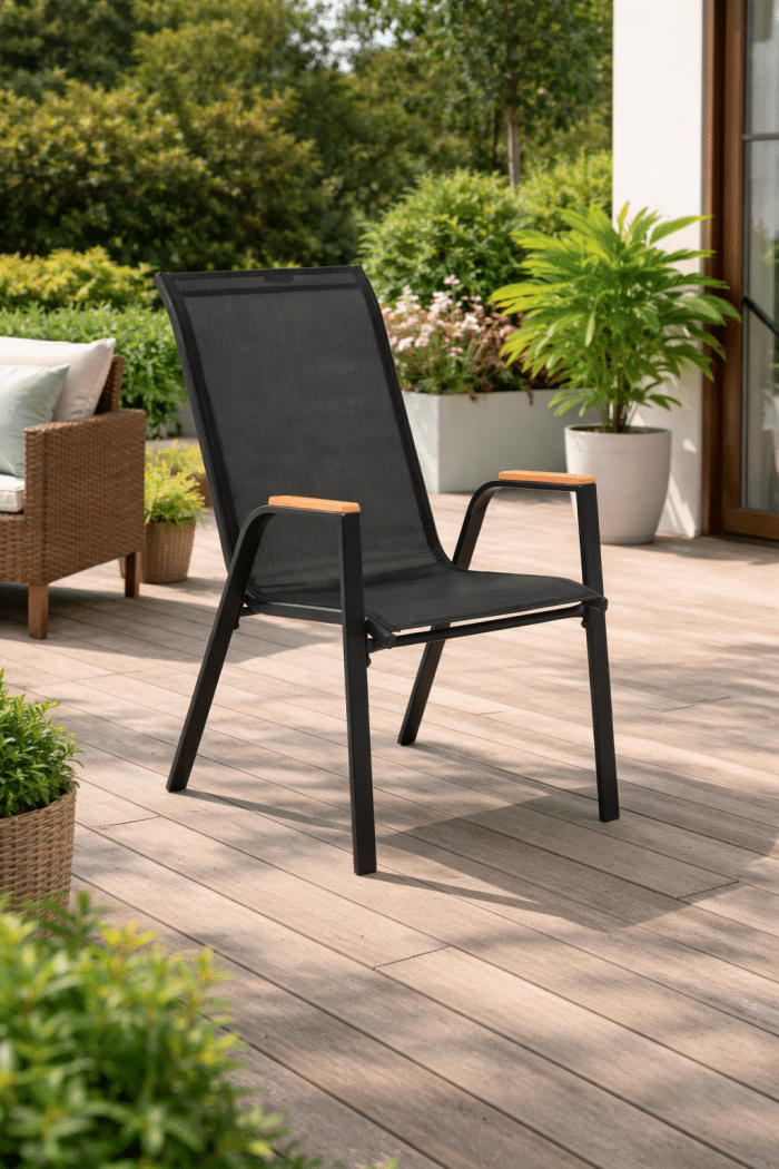 Vrtna stolica metal-tekstilen AM-092W 54x74x91cm - Slika 2