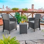 Vrtni set od ratana LIDO TERRACE smeđi - Slika 2