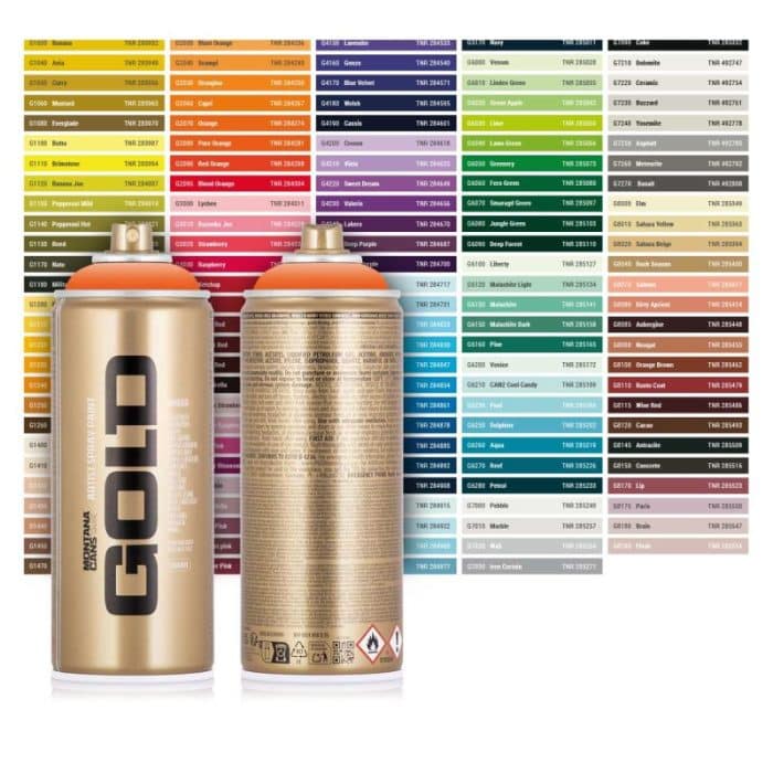 Montana GOLD boja u spreju 400ml - Slika 16