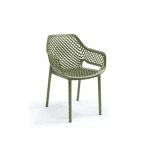 Plastična vrtna stolica ARIA Armchair zelena