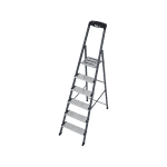 KRAUSE eloksirane ljestve SECURO 6 gazišta 3,25m MONTO