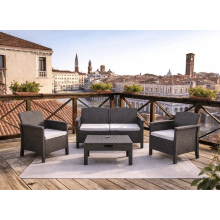 Vrtni set RIALTO 2 grafit siva - Slika 2