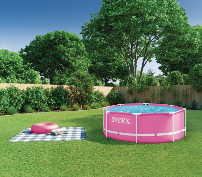 Pink Metal Frame bazen 244x76 cm - Slika 3