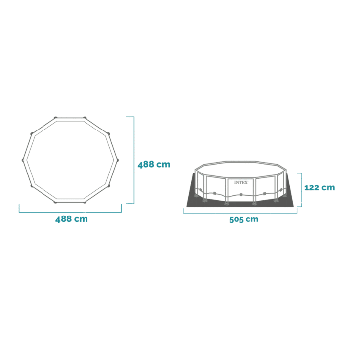 Ultra XTR Frame bazen 488x122 cm - Slika 2