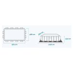 Ultra XTR Pravokutni bazen 975x488x132 cm - Slika 2
