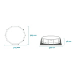 Prism Frame Premium bazen 305x76 cm - Slika 2