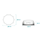 Prism Frame Premium bazen 366x99 cm - Slika 2