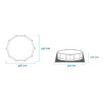Prism Frame Premium bazen 457x107 cm - Slika 2