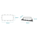 Prism Frame Oval bazen 610x305x122 cm - Slika 2
