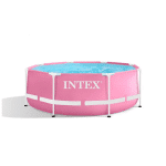 Pink Metal Frame bazen 244x76 cm