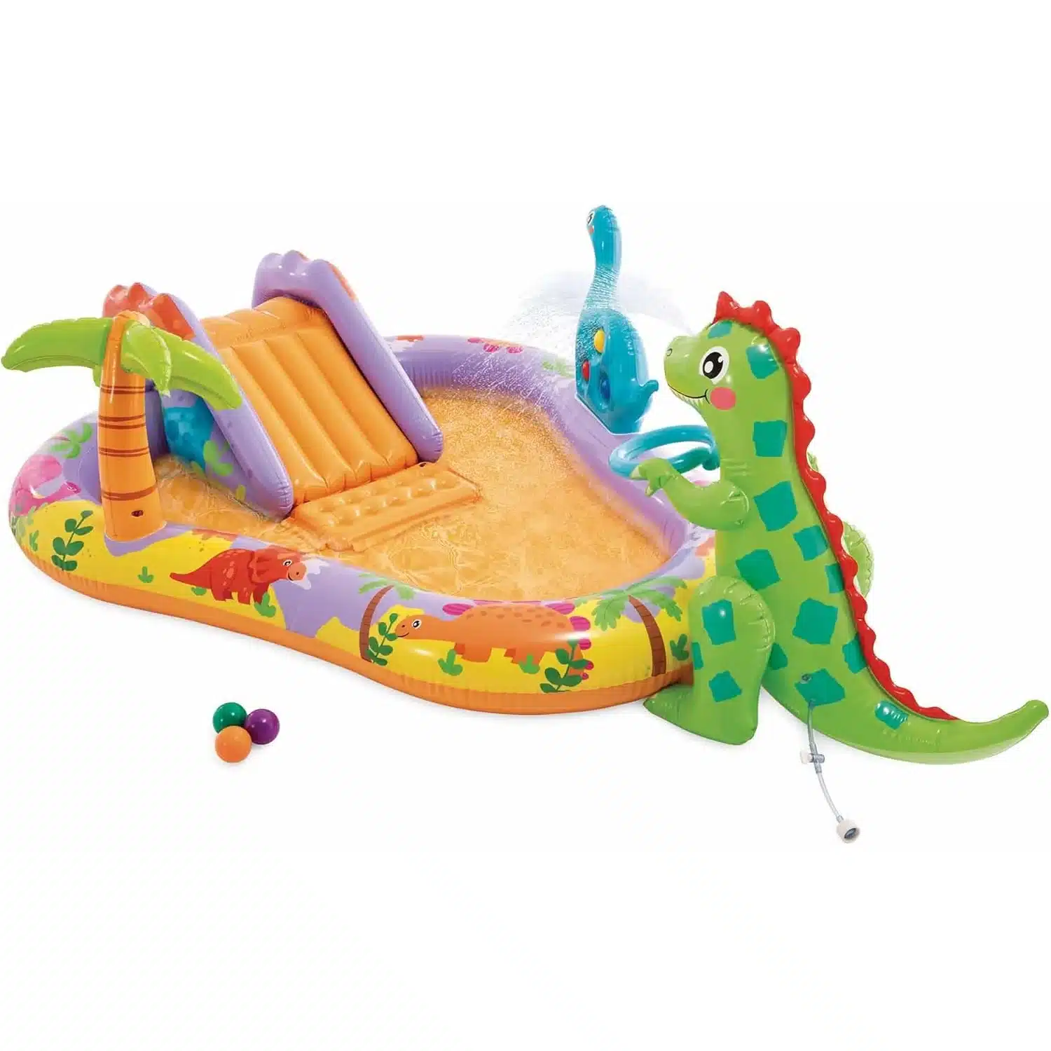 56139- Intex bazen za djecu vodeni park Dino Park 201x157x69cm 56139 - Slika 1