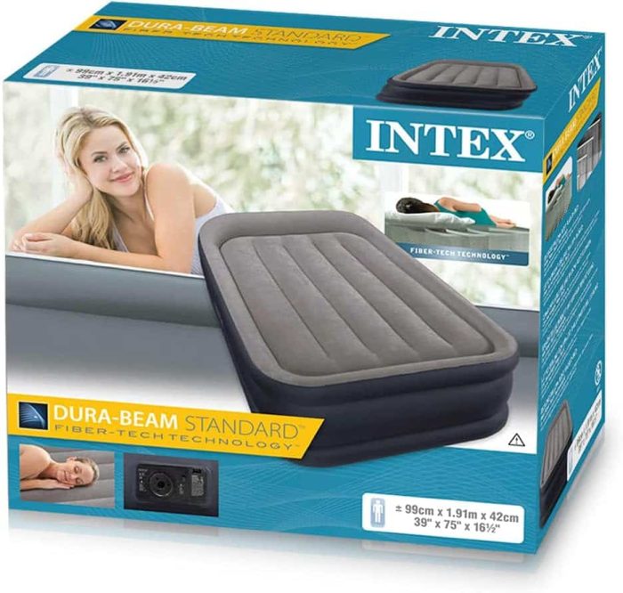 Intex zračni krevet madrac na napuhavanje Twin Deluxe 64132 - Slika 8