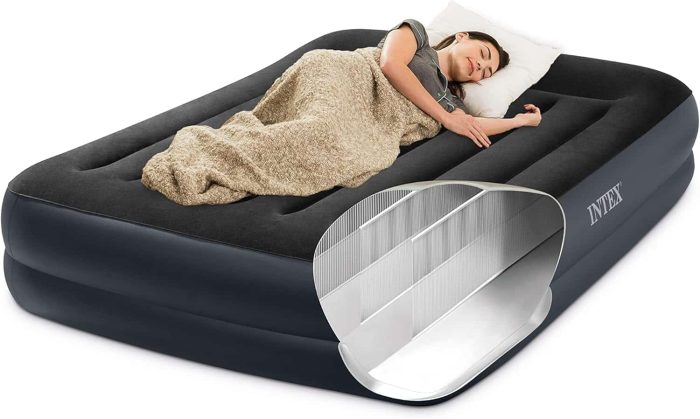 Intex zračni krevet na napuhavanje Queen 203x152cm s pumpom 64124 - Slika 5