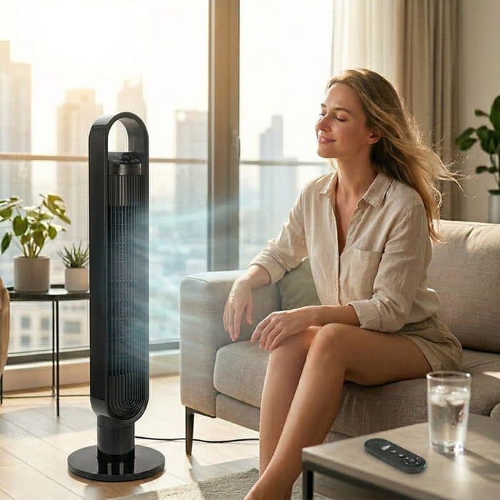 Stupni ventilator s WiFi i ionizacijom i 60 W NEO 90-017 - Slika 2
