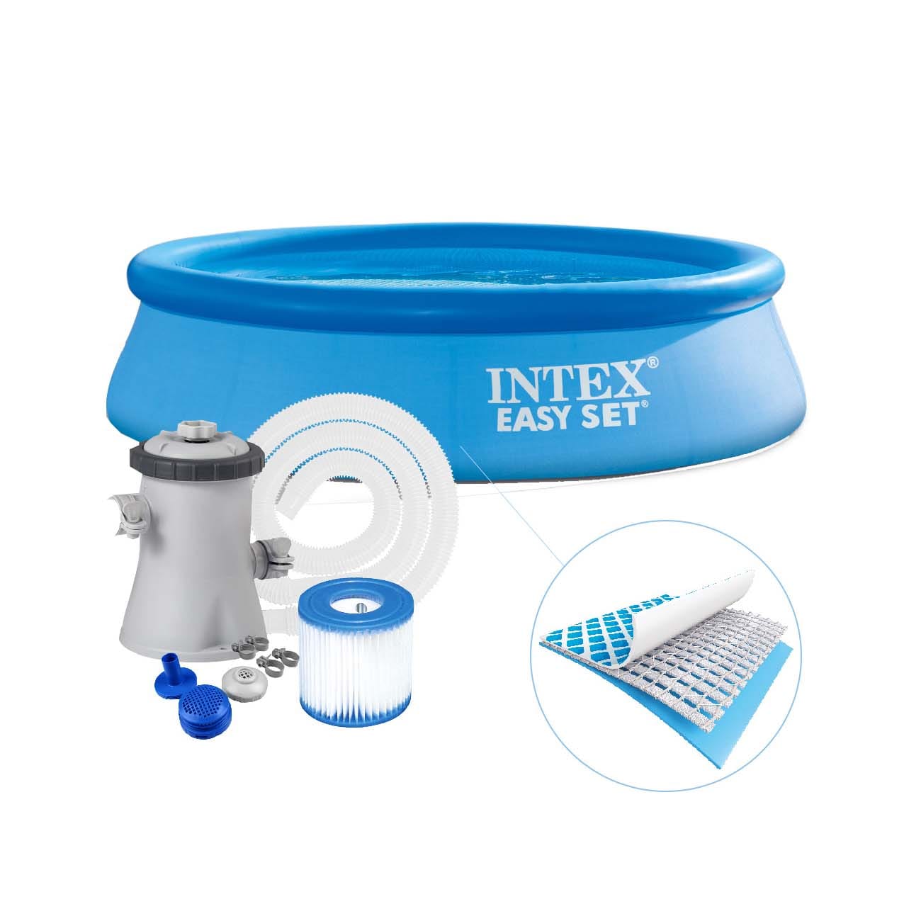 intex-28122_0 Intex bazen okrugli 305x76cm Easy set sa filter pumpom 28122 - Slika 1