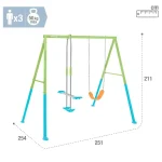 Intex vrtna ljuljačka za djecu Swing and Glide 2u1 44120 - Slika 7