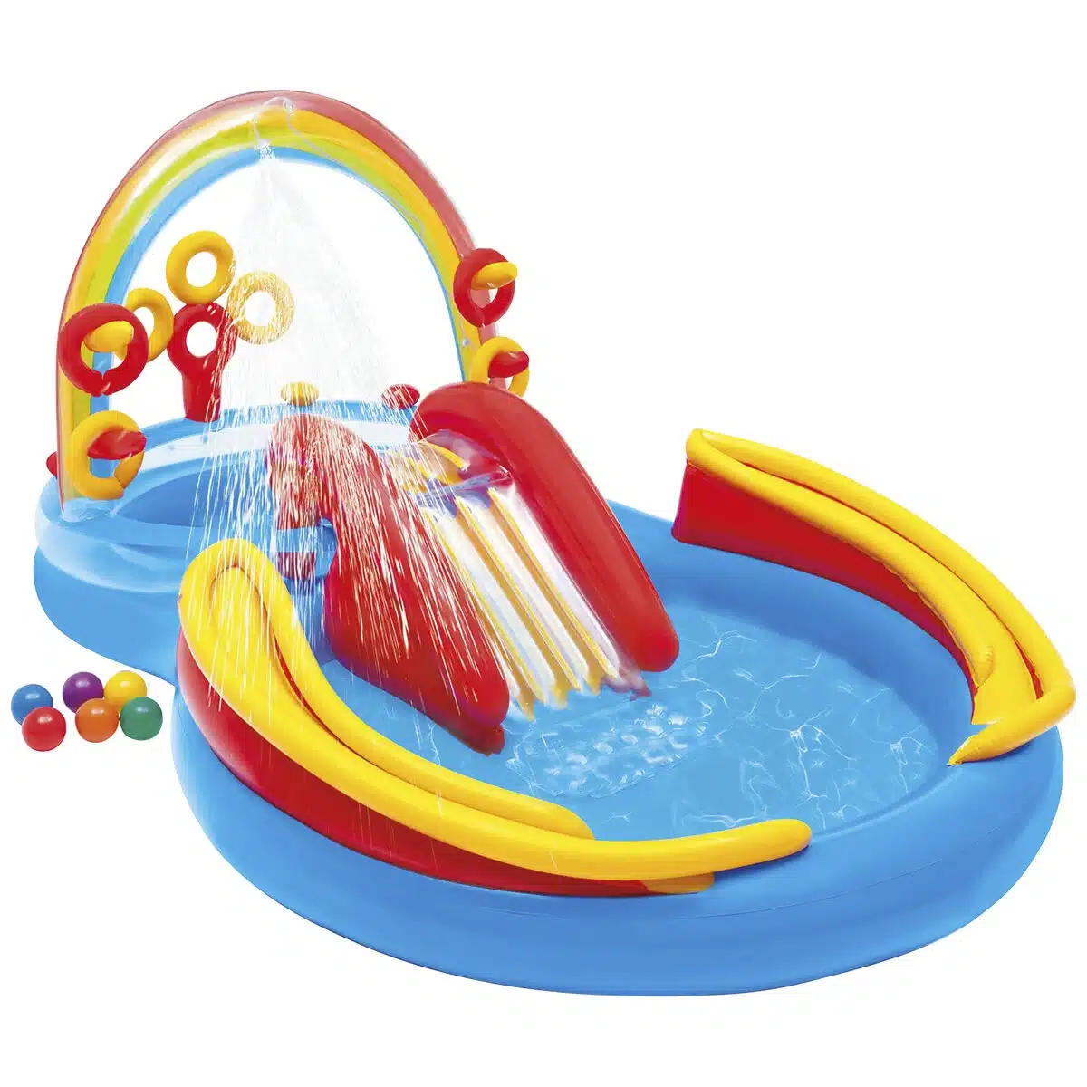 rainbow Intex bazen za djecu RAINBOW 297x193x135cm 57453 - Slika 1
