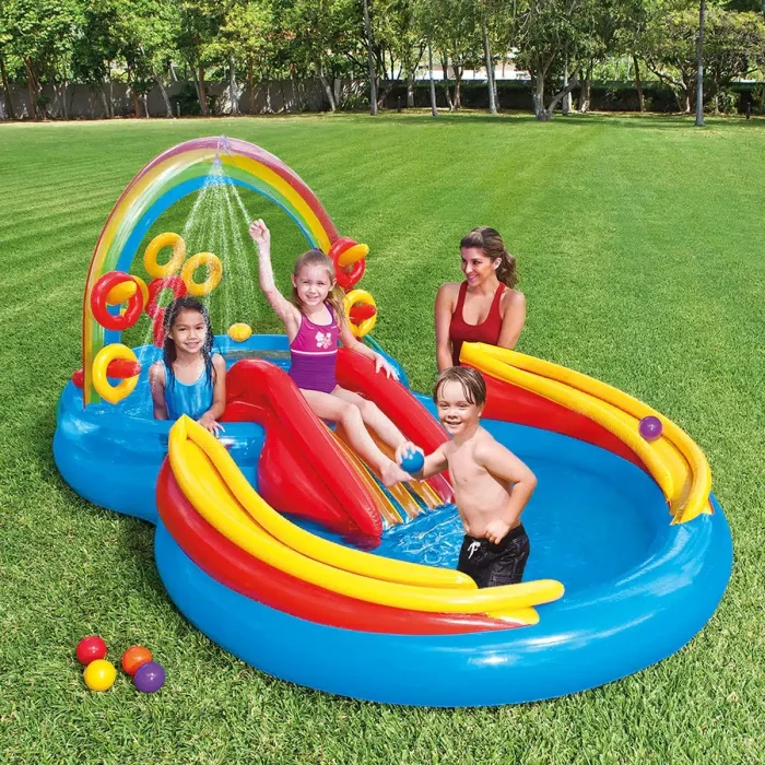 Intex bazen za djecu RAINBOW 297x193x135cm 57453 - Slika 2
