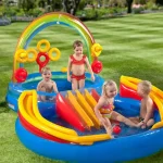 Intex bazen za djecu RAINBOW 297x193x135cm 57453 - Slika 4
