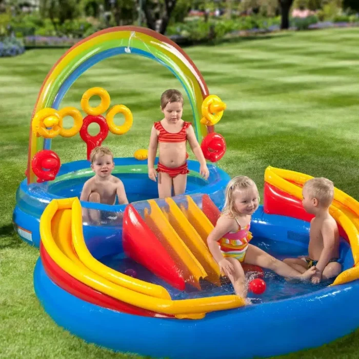 Intex bazen za djecu RAINBOW 297x193x135cm 57453 - Slika 4