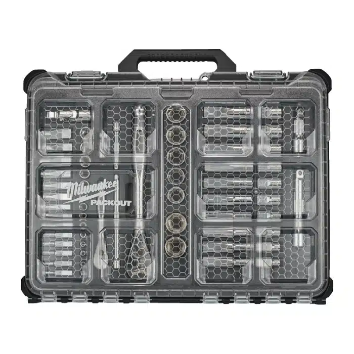 SET NASADNIH KLJUČEVA 1/4” + 1/2” 63/1 PACKOUT MILWAUKEE 4932493661 - Slika 3
