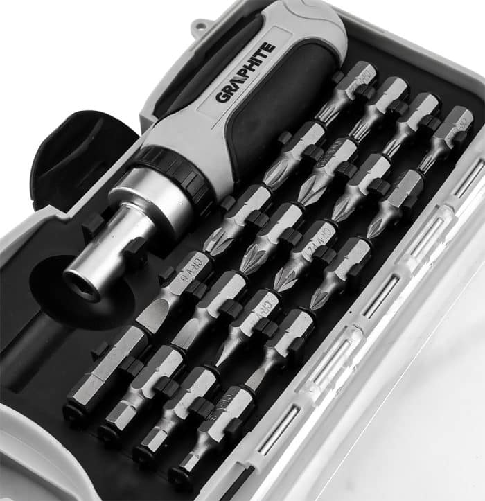 GRAPHITE set bitova + magnetski držač s zvrčkom 56T560 - Slika 3