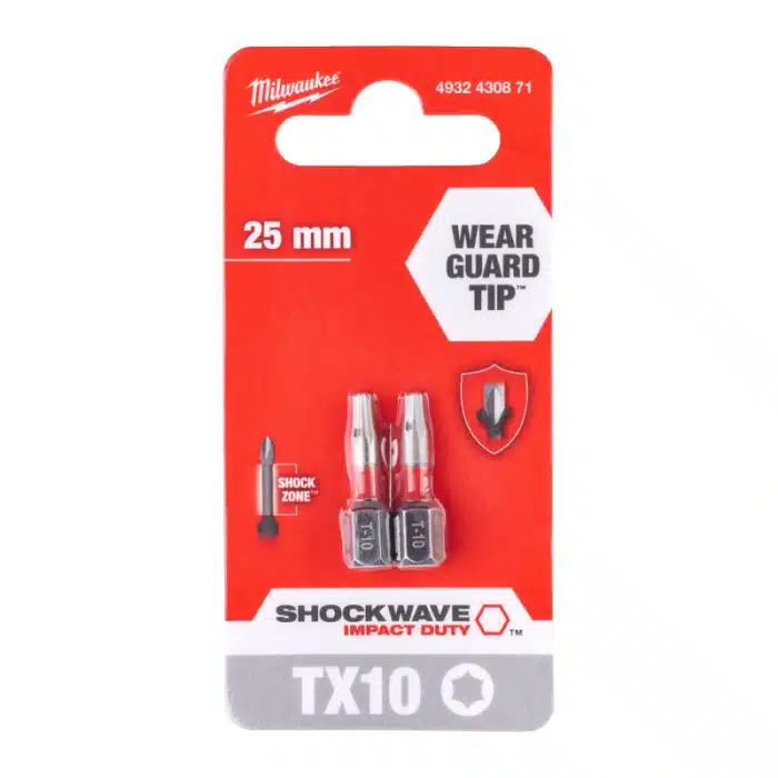 BIT TX10x25 2/1 UDARNI MILWAUKEE 4932430871 - Slika 2