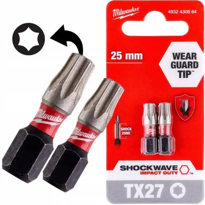 BIT TX27x25 2/1 UDARNI MILWAUKEE 4932430884 - Slika 2