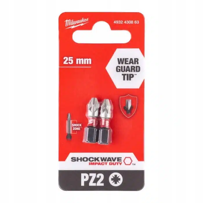 BIT PZ2x25 IMPACT 2/1 MILWAUKEE 4932430863 - Slika 2