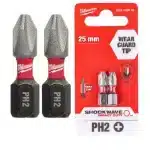 BIT PH2x25 IMPACT 2/1 MILWAUKEE 4932430852 - Slika 2