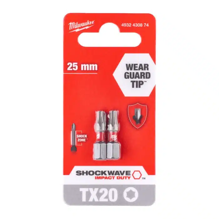BIT TX20x25 IMPACT 2/1 MILWAUKEE 4932430874 - Slika 2