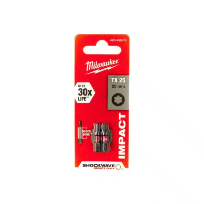 BIT TX25x25 IMPACT 2/1 MILWAUKEE 4932430879 - Slika 2