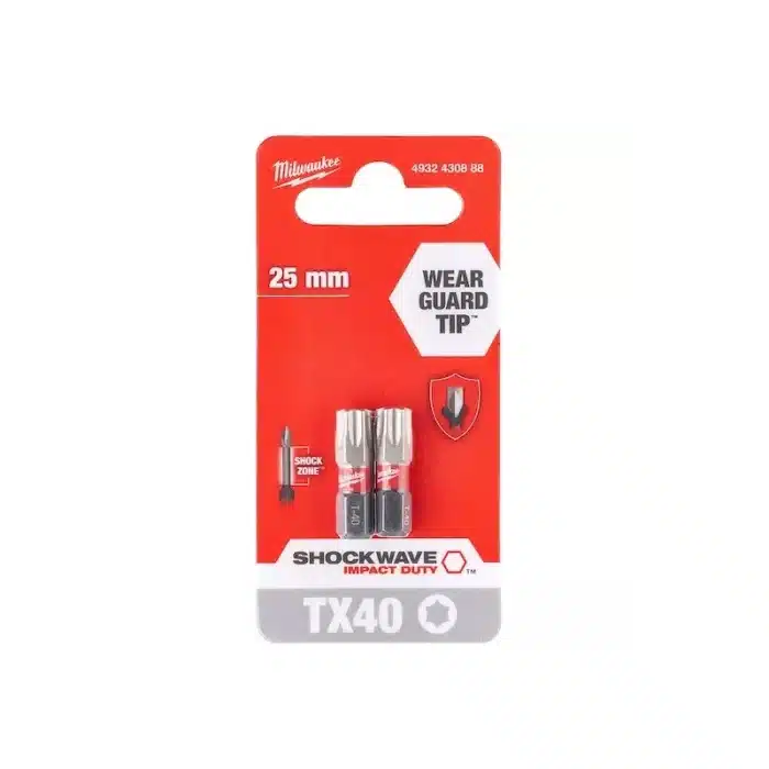 BIT TX40x25 IMPACT 2/1 MILWAUKEE 4932430888 - Slika 2